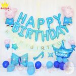 Set bóng heo Peppa xanh