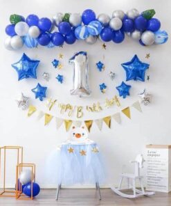 SET TRANG TRÍ XANH DƯƠNG ĐẬM