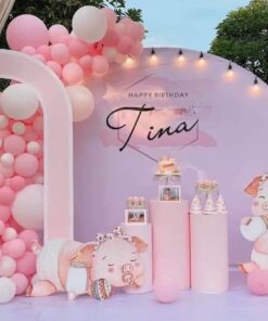 Trang trí thôi nôi Heo hồng