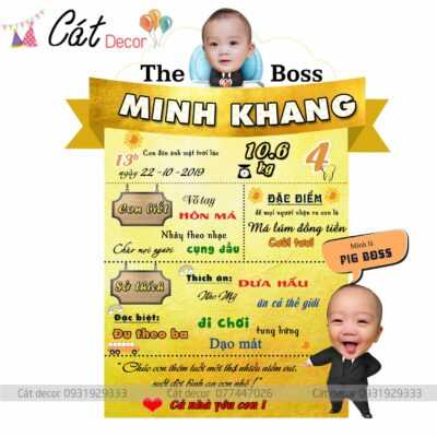 Bảng thông tin Minh Khang