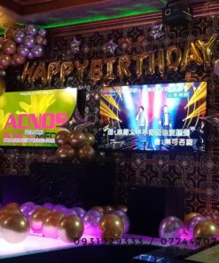 trang trí sinh nhật tại phòng Karaoke