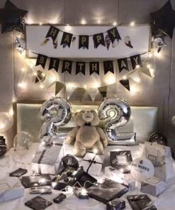 combo trang trí sinh nhật phòng ngủ 03