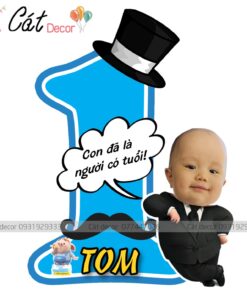 Số 1 kèm chibi babyboss