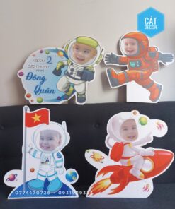 Combo chibi phi hành gia đơn giản