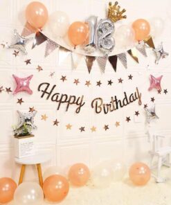 Set trang trí ép kim hồng rose