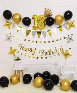 Sét trang trí ép kim đen