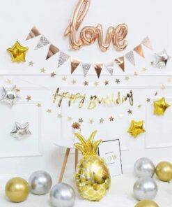 Set trang trí ép kim chữ love