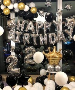 Set bóng đen bạc điểm vàng