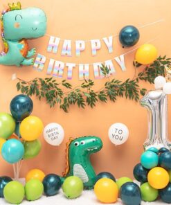 Set bóng trang trí chủ đề khủng long 06