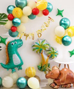 Set bóng trang trí chủ đề khủng long 05