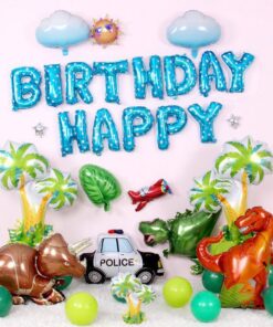 Set bóng trang trí chủ đề khủng long 01