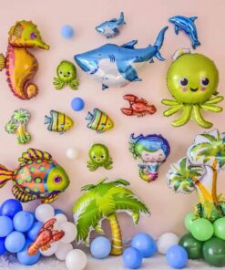 Set trang trí sinh nhật đại dương 05