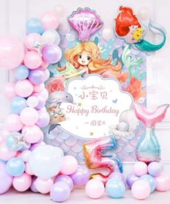 set sinh nhật nàng tiên cá 02