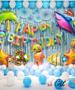 Set trang trí sinh nhật đại dương 04