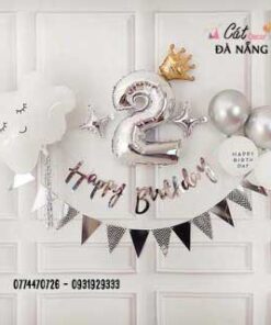 Set bóng sinh nhật đơn giản cho bé 02