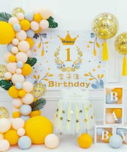 Set sinh nhật kèm phông nền 01