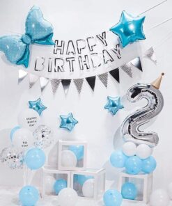 Set bóng trang trí sinh nhật 2 tuổi