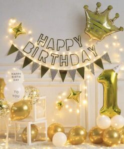 Set bóng trang trí thôi nôi 01