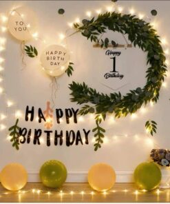 Set trang trí sinh nhật phong cách Hàn Quốc 04