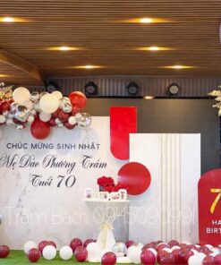 Trang trí mừng thọ 70 tuổi