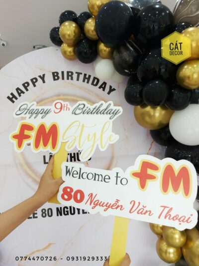 Happy 9th Birthday FM style chi nhánh Nguyễn Văn Thoại