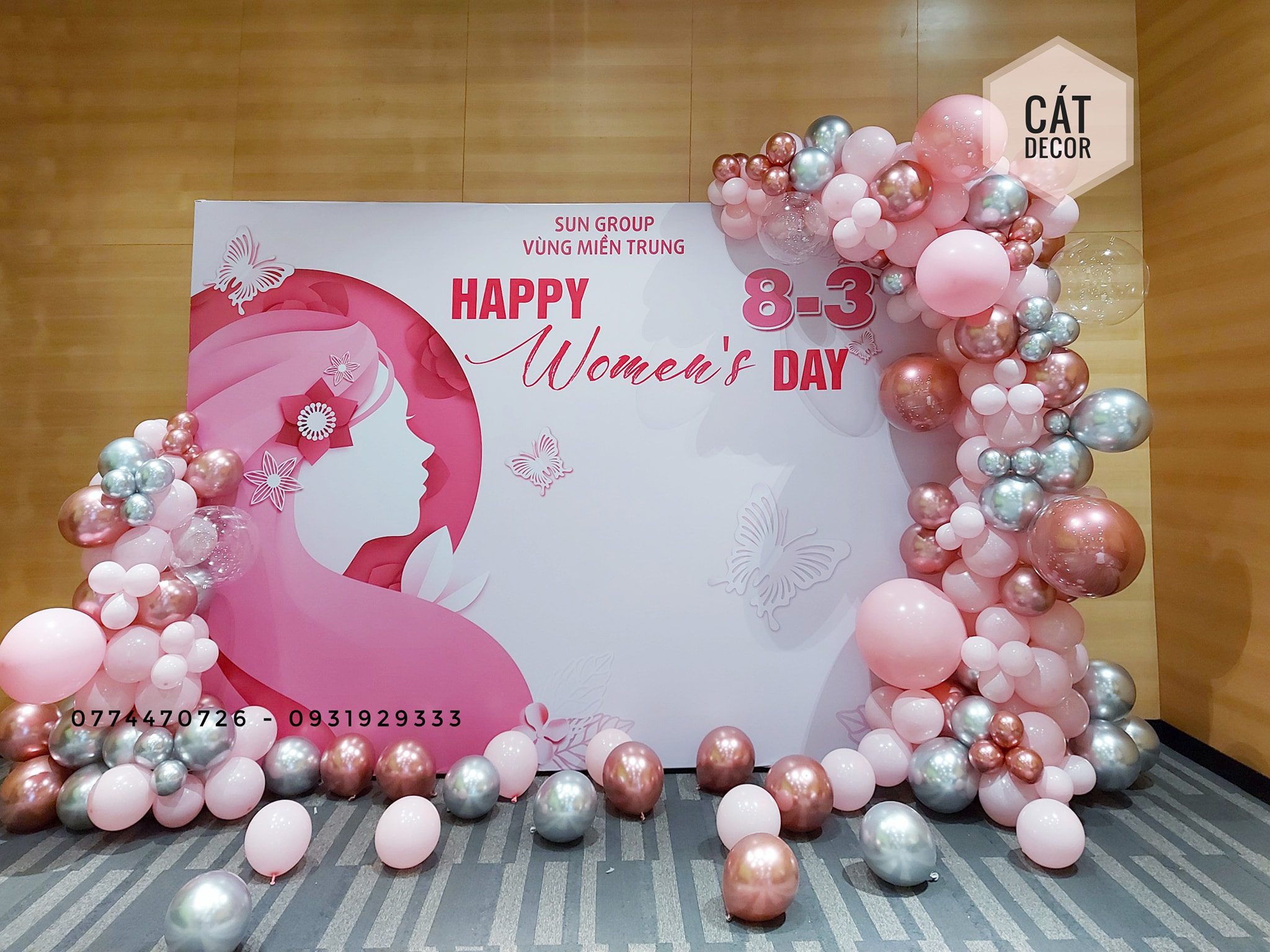 SunGroup Happy women\'s day 8-3 - Cát Decor Trang trí sinh nhật Đà Nẵng