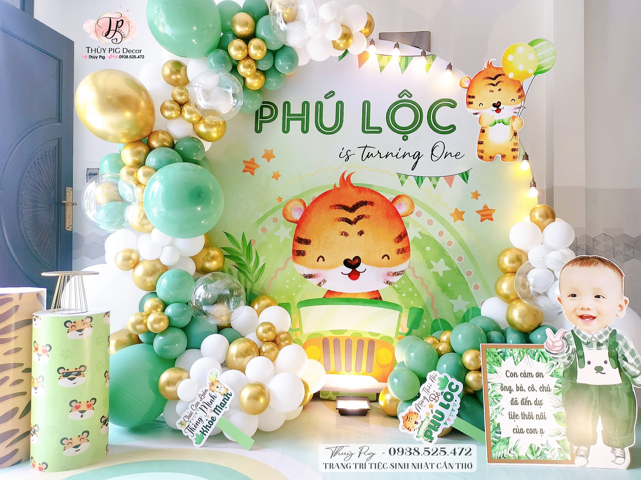Trang trí thôi nôi cho bé tuổi Dần