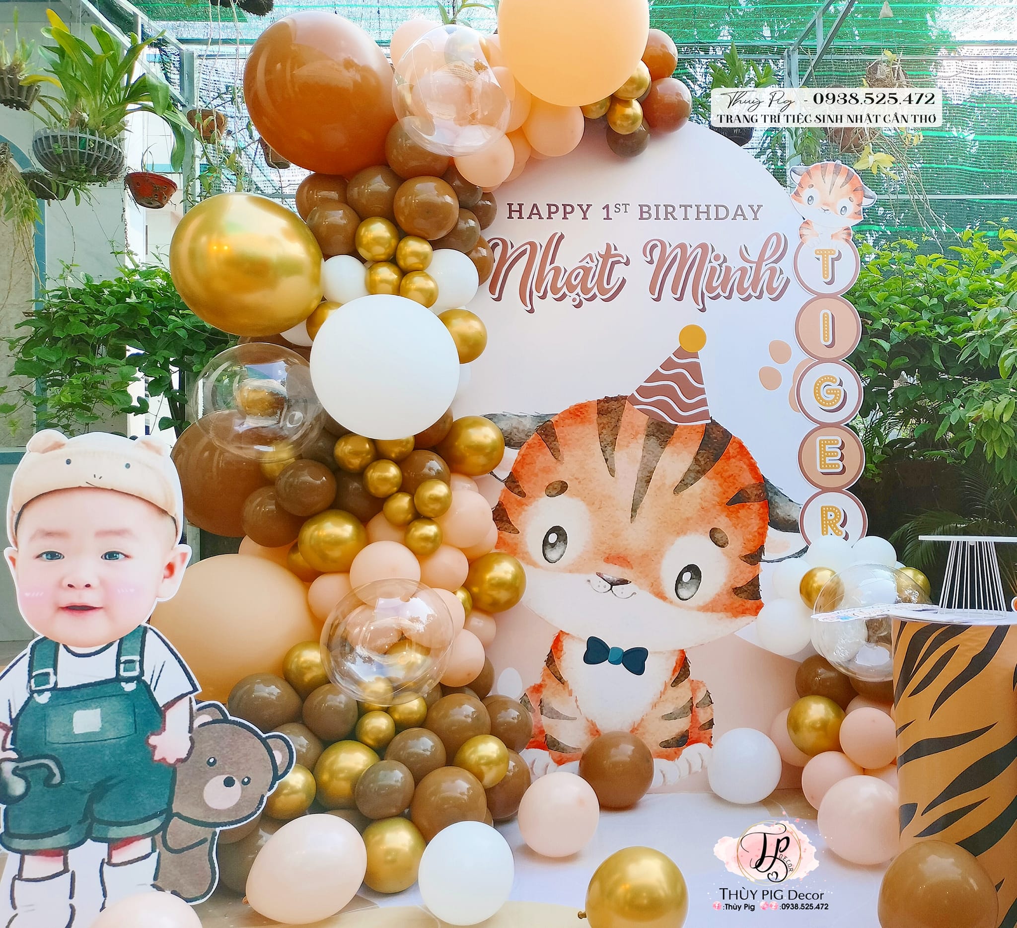 Backdrop thôi nôi cute cho bé