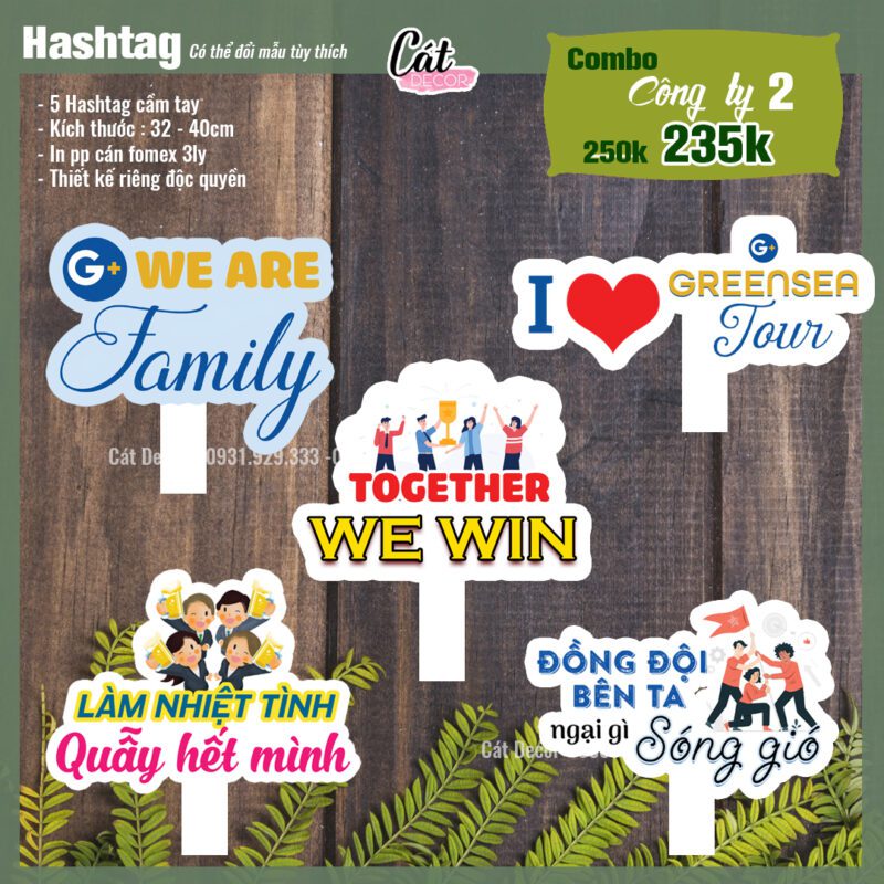 Combo Hashtag công ty 2
