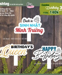 Combo Hashtag sinh nhật người lớn