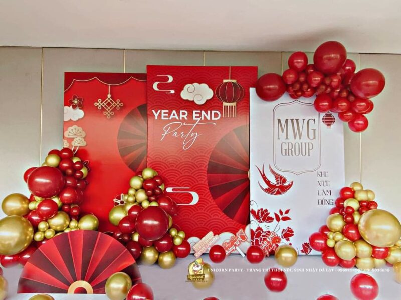 Trang trí Year End Party tại Đà Nẵng