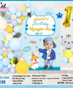 Set bóng thôi nôi tuổi Mèo bé trai 04