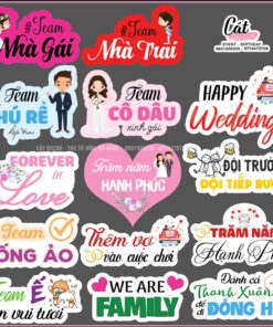 Mẫu Hashtag Đám cưới