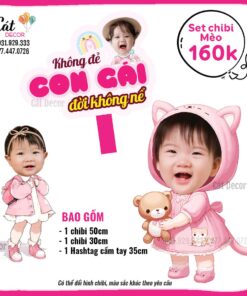 Set chibi tuổi Mèo bé gái