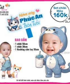 Set chibi tuổi Mèo bé trai