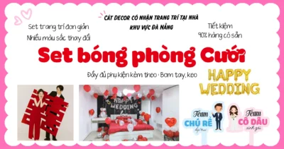 Set bóng cưới