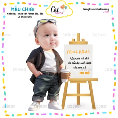 Chibi Cám ơn bé trai