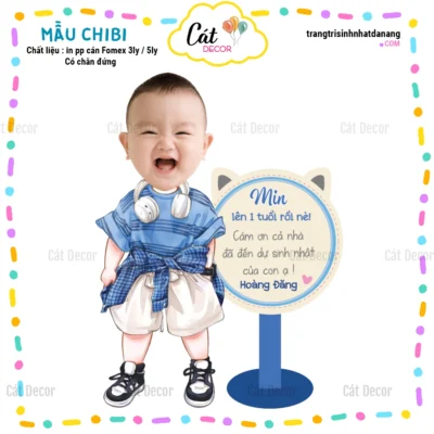 Chibi Cám ơn bé trai