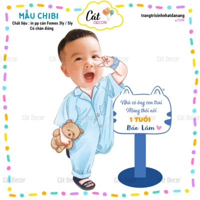 Chibi Cám ơn bé trai