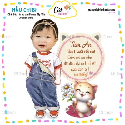 Chibi Cám ơn bé gái