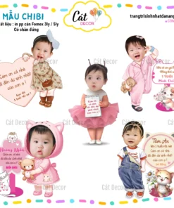 Chibi Cám ơn bé gái