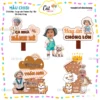 Chibi tông nâu tây