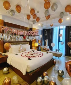 Trang trí Kỉ niệm cưới tại khách sạn