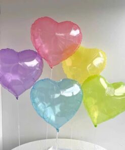 Bóng tim màu thạch pha lê