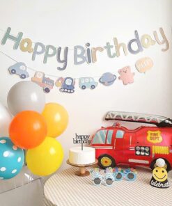 Set trang trí đơn giản chủ đề Ôto