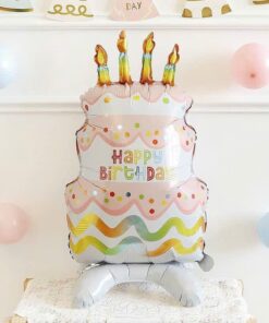 Bóng hình Bánh Sinh Nhật có đế đứng