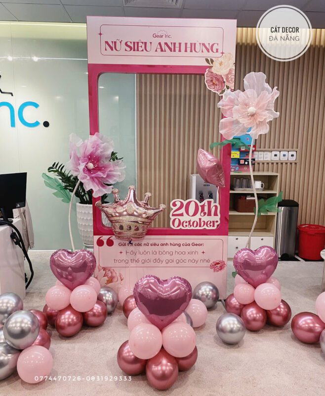 Trang trí Ngày Phụ Nữ Việt Nam 20/10 tại Đà Nẵng