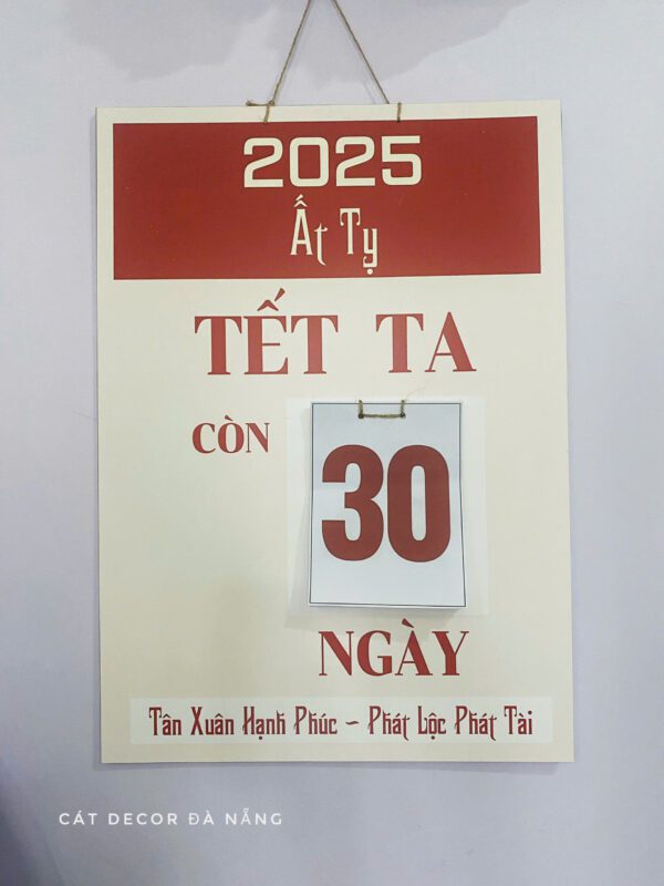 Lịch xé Tết 2025