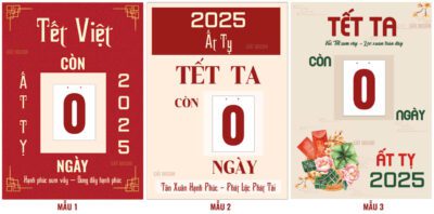 Lịch xé Tết 2025