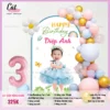 Set bóng thôi nôi tuổi Mèo bé gái 01